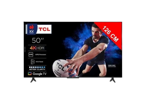 Televisor LED 50 T.C.L 50P6K UHD SMARTTV GOOGLETV 4K DIRECT