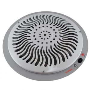 BASTILIPO, B-800, Brasero de seguridad, bajo consumo por calor negro, 400W/800W, conexión 3m, sistemas ThermAL Disc y Sistema Black Diode