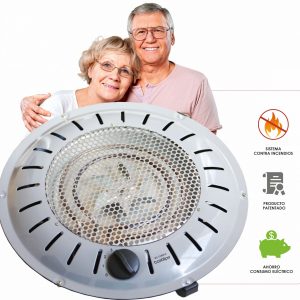 BASTILIPO, BET-950, brasero de seguridad 450/500/950W, cable 3 metros