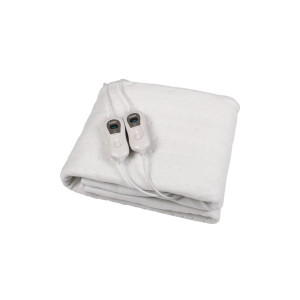 BASTILIPO, CC-120, calienta camas doble de 160 x 140 cm, doble mando 2 x 60W, lavable