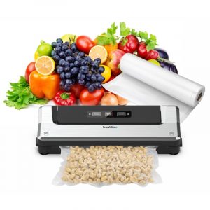 Envasadora de vacio, 50 KPa, 140W, color negro/silver, EV50-N (Reacondicionada)