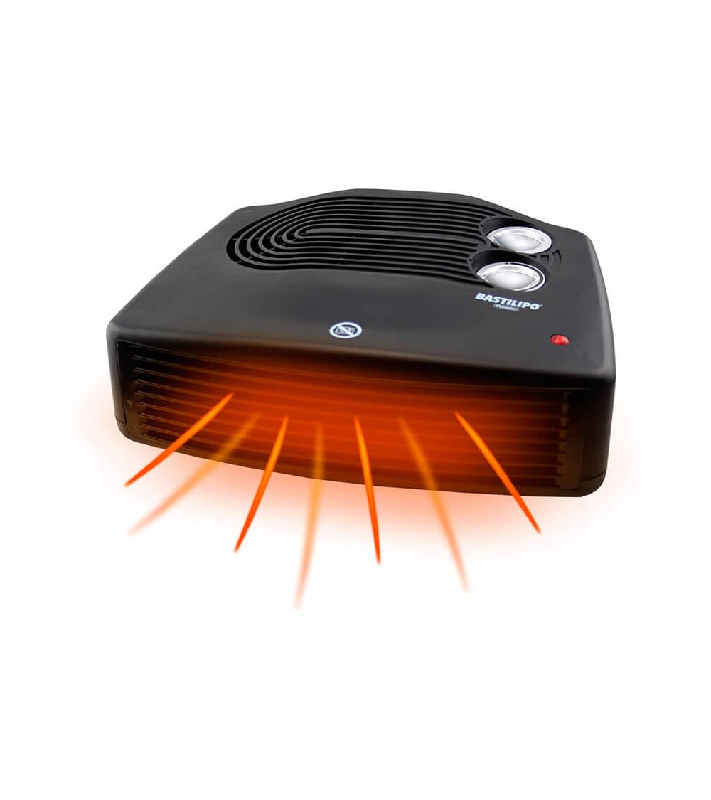 Termoventilador horizontal negro, 1000/2000W, THP-2000N (n) - Imagen 3