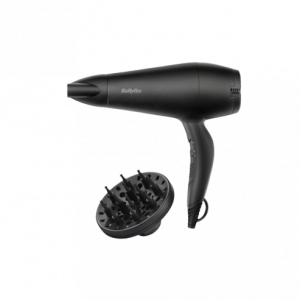 Secador pelo Babyliss d215de power smooth 2000 con difusor
