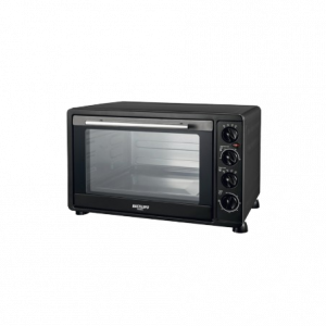 MILAN BLACK, horno 50L, negro, 2000W, rustidor, convección, luz interior - Reacondicionado