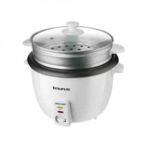 Arrocera Taurus Rice Chef 1.8L | 700W, Tapa de Cristal y Antiadherente